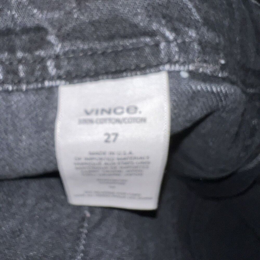 Vince Patch Front Utility Drawstring Jeans In Bla… - image 5